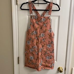 Floral overall dress